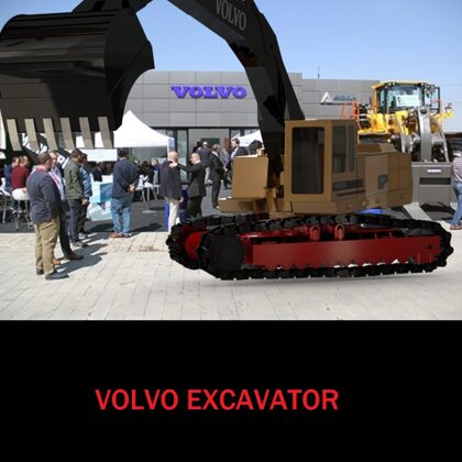 -VOLVO EXCAVATOR 3D DESIGN-