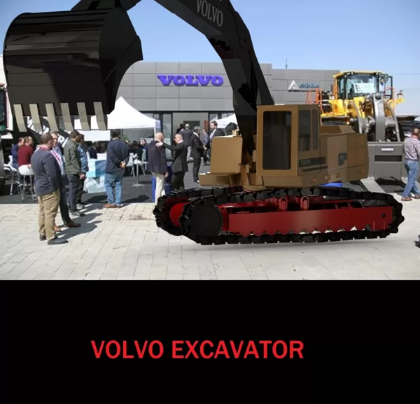 -VOLVO EXCAVATOR 3D DESIGN-