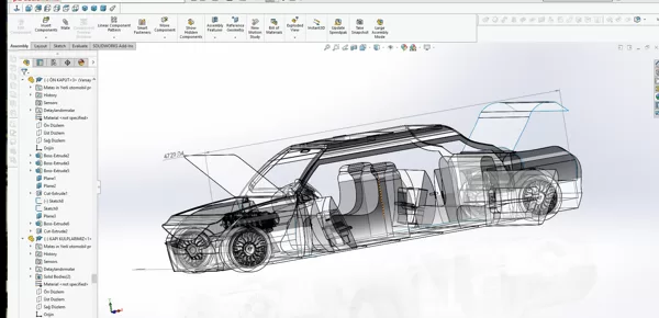 CAR DESIGN - PARSTRUCK -  İLK OLUŞUM SAFHALARI