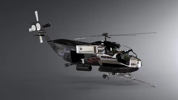 - New Boeing AH-64 Apache Helicopter 2020 PF Design - 